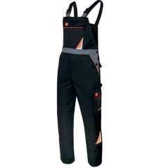 Pantalon de lucru cu pieptar 0000-027 PROFESSIONAL – Artmas – alternativa Cadibo – Danger
