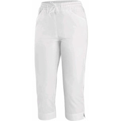 PANTALONI DE DAMĂ 3/4 CXS AMY, ALB