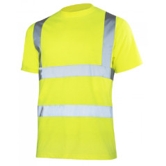 Tricou clasic cu dungi reflectorizante