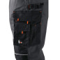 Pantalon de lucru cu pieptar, unisex, SIRIUS TRISTAN