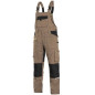 Pantalon de lucru cu pieptar, unisex, STRETCH