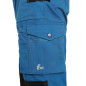 Pantalon de lucru cu pieptar, unisex, STRETCH